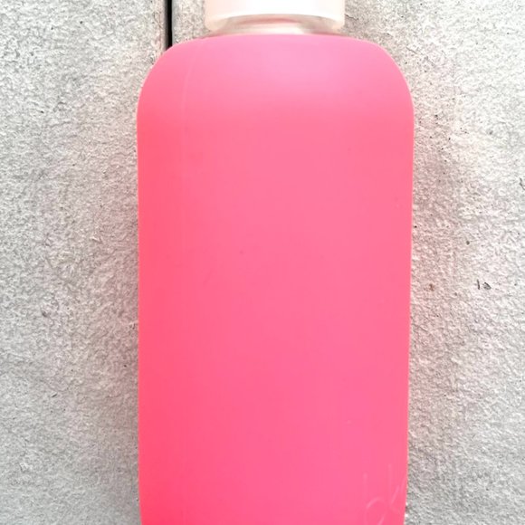 Bkr Silicone-wrapped Glass Water Bottle - Bright Pink - Picture 2 of 2